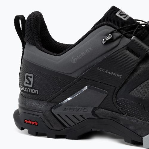 Черевики для трекінгу чоловічі Salomon X Ultra 4 GTX чорно-сірі L41385100