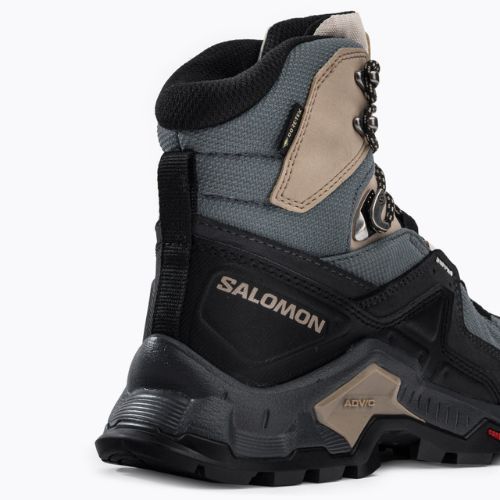 Черевики для трекінгу жіночі Salomon Quest Element GTX чорно-блакитні L41457400