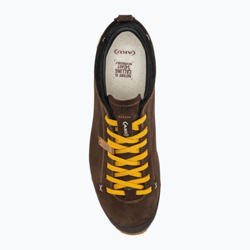 Черевики для трекінгу чоловічі AKU Bellamont III Suede GTX brown/yellow