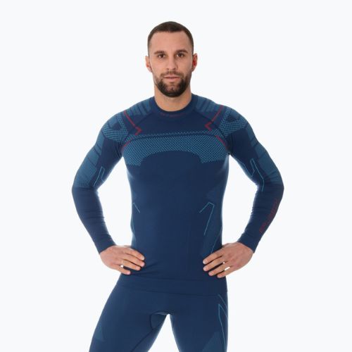 Чоловіча термоактивна кофта Brubeck Thermo джинсовий