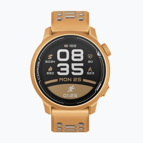 Годинник COROS PACE 2 Premium GPS Silicone Band gold WPACE2