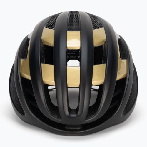 Шолом велосипедний ABUS AirBreaker black/gold