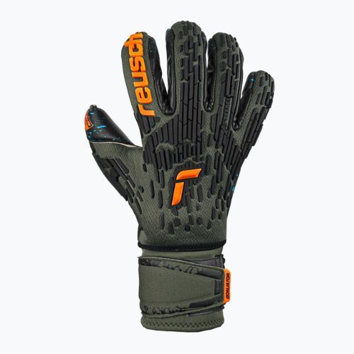 Рукавиці воротарські Reusch Attrakt Freegel Fusion Ortho-Tec Goaliator зелені 5370090-5555