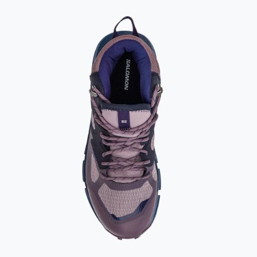 Черевики туристичні жіночі Salomon Predict Hike Mid GTX фіолетові L41737000