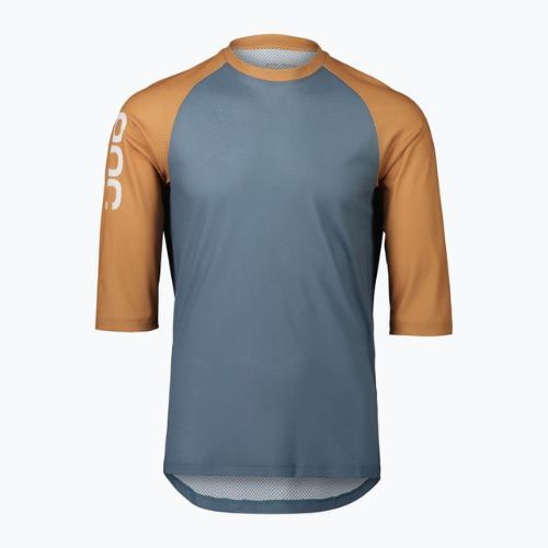 Велофутболка чоловіча POC MTB Pure 3/4 calcite blue/aragonite brown