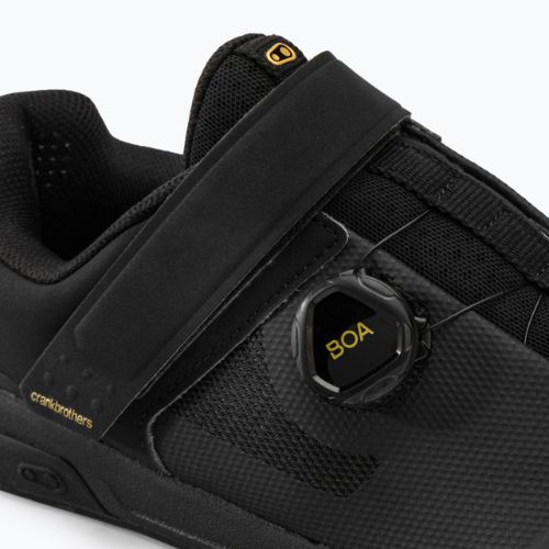 Кросівки велосипедні на платформі Crankbrothers Stamp Boa black/gold/black