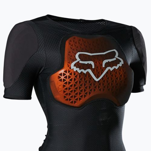 Велофутболка з протекторами жіноча Fox Racing Baseframe Pro SS чорна 28961_001