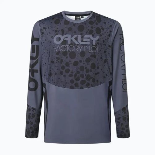 Велофутболка чоловіча Oakley Maven Rc LS сіро-чорна FOA404403