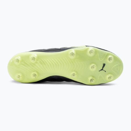 Футбольні бутси чоловічі PUMA King Platinum 21 FG/AG чорно-зелені 106478 05