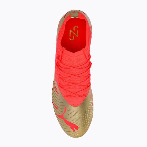Футбольні бутси чоловічі PUMA Future Z 2.4 Neymar Jr. FG/AG помаранчево-золоті 107105 01