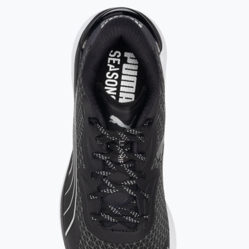 Кросівки для бігу жіночі PUMA Electrify Nitro 2 WTR чорно-сріблясті 376897 01