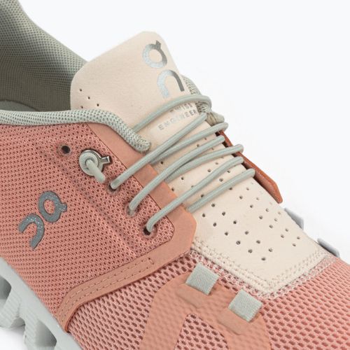 Кросівки для бігу жіночі On Cloud 5 рожеві 5998556