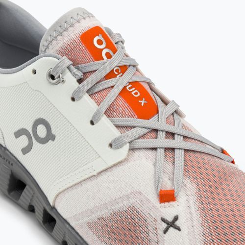 Кросівки для бігу чоловічі On Cloud X 3 білі 6098254