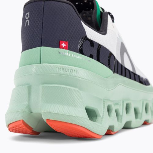 Кросівки для бігу жіночі On Cloudmonster білі 6198241