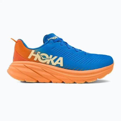 Кросівки для бігу чоловічі HOKA Rincon 3 блакитно-помаранчеві 1119395-CSVO