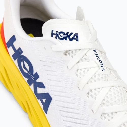 Кросівки для бігу чоловічі HOKA Rincon 3 білі 1119395-WEGG