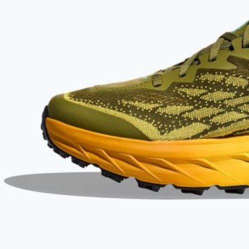 Кросівки для бігу чоловічі HOKA Speedgoat 5 зелено-жовті 1123157-APFR