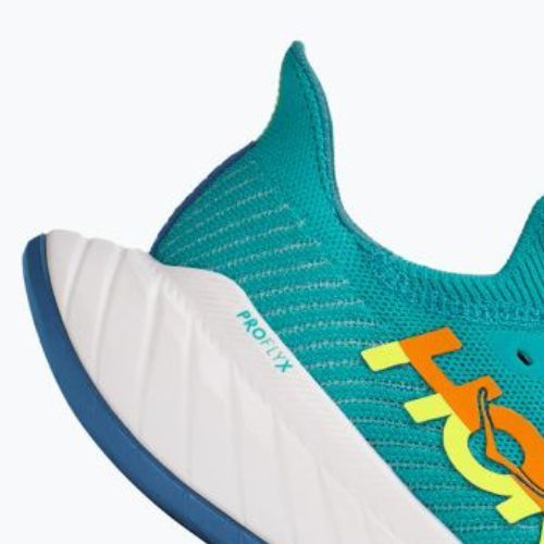 Кросівки для бігу чоловічі HOKA Carbon X 3 блакитно-жовті 1123192-CEPR