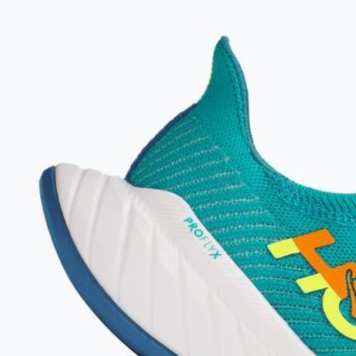 Кросівки для бігу жіночі HOKA Carbon X 3 блакитно-жовті 1123193-CEPR