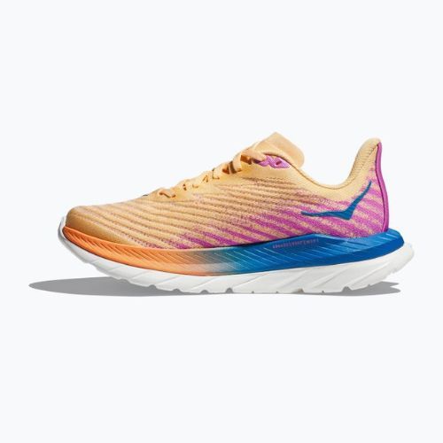 Кросівки для бігу жіночі HOKA Mach 5 помаранчево-фіолетові 1127894-ICYC