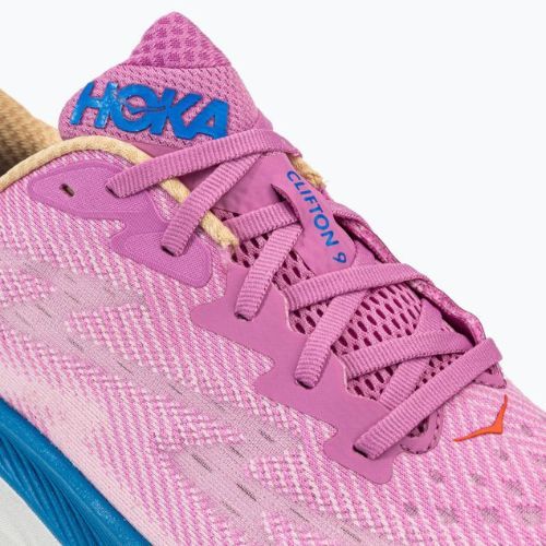 Кросівки для бігу жіночі HOKA Clifton 9 рожеві 1127896-CSLC