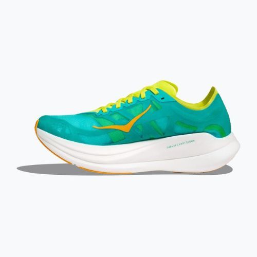 Кросівки для бігу чоловічі HOKA Rocket X 2 блакитно-жовті 1127927-CEPR
