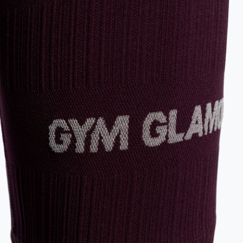 Велосипедки тренувальні жіночі Gym Glamour Push Up Grape 318