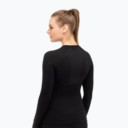 Жіноча термоактивна кофта Brubeck Active Wool чорний