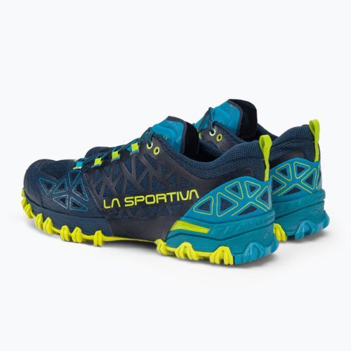 Кросівки для бігу чоловічі La Sportiva Bushido II блакитно-жовті 36S618705