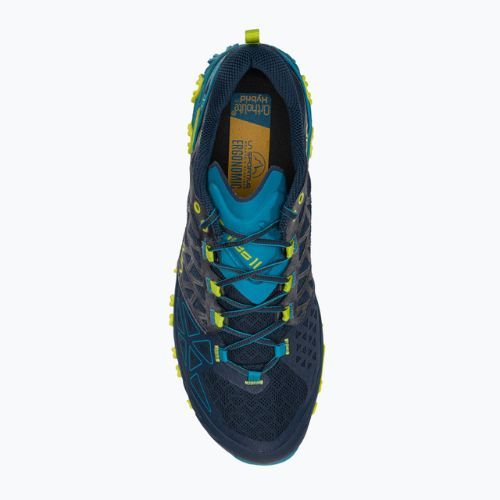 Кросівки для бігу чоловічі La Sportiva Bushido II блакитно-жовті 36S618705