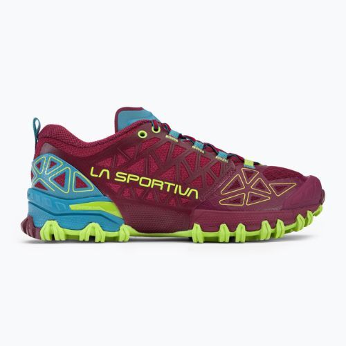 Кросівки для бігу жіночі La Sportiva Bushido II бордово-блакитні 36T502624