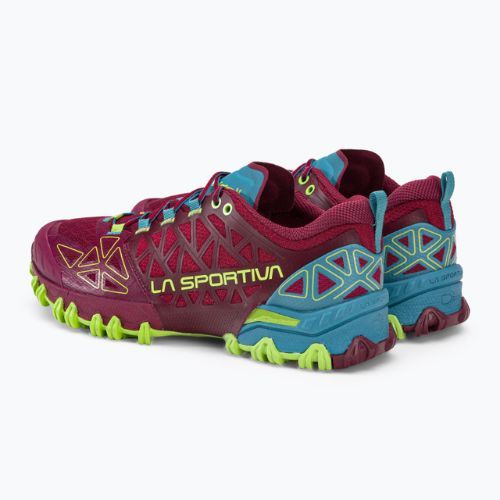 Кросівки для бігу жіночі La Sportiva Bushido II бордово-блакитні 36T502624