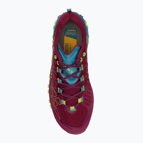 Кросівки для бігу жіночі La Sportiva Bushido II бордово-блакитні 36T502624