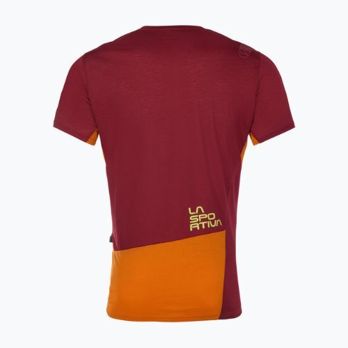 Футболка для скелелазіння чоловіча La Sportiva Grip помаранчево-червона N87208320