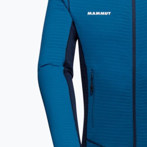 Кофта флісова чоловіча Mammut Taiss Light ML Hooded блакитна 1014-04530-50554-114