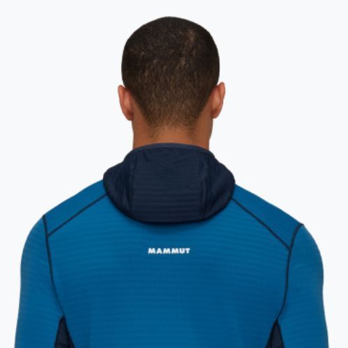 Кофта флісова чоловіча Mammut Taiss Light ML Hooded блакитна 1014-04530-50554-114