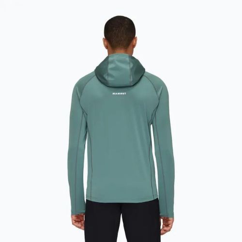 Футболка трекінгова чоловіча Mammut Selun FL Sun Hoody зелена 1016-01420-40236-114