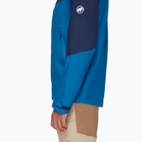 Куртка дощовик чоловіча Mammut Convey Tour HS Hooded синьо-блакитна