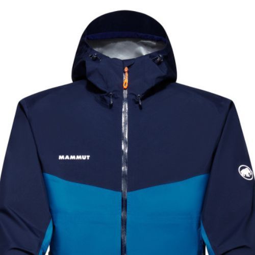 Куртка дощовик чоловіча Mammut Convey Tour HS Hooded синьо-блакитна