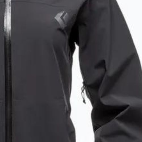 Куртка дощовик жіноча Black Diamond Stormline Stretch black