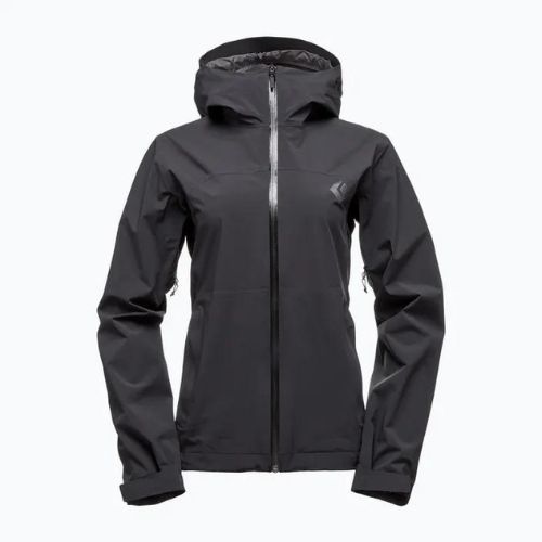 Куртка дощовик жіноча Black Diamond Stormline Stretch black