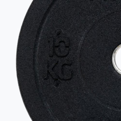 Диски бамперові олімпійські XTREXO чорні TRX-BMP010 10 кг