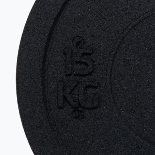 Диски бамперові олімпійські XTREXO чорні TRX-BMP015 15 кг