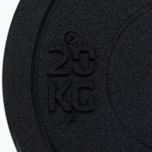 Диски бамперові олімпійські XTREXO чорні TRX-BMP020 20 кг