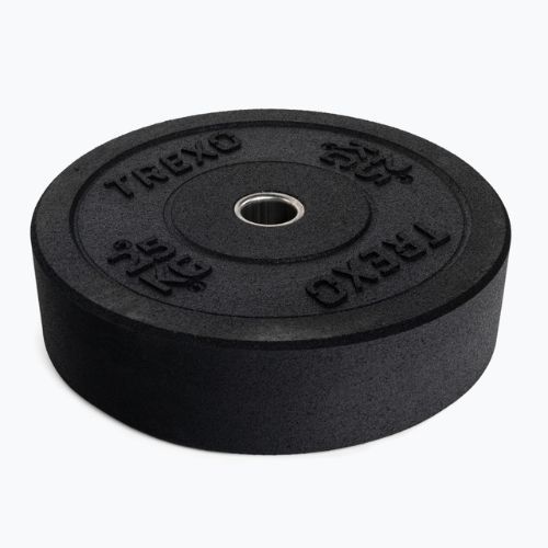Диски бамперові олімпійські XTREXO чорні TRX-BMP025 25 кг