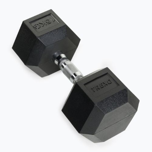 Гантель прогумована TREXO Hex HXD150 15 кг