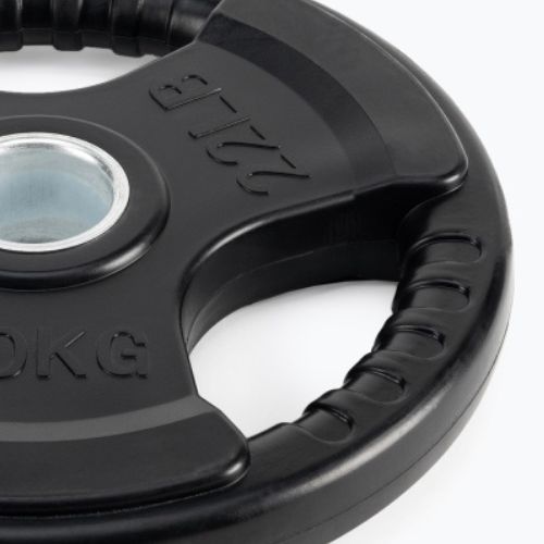 Диск чавунний прогумований XTREXO чорні RW10 10 кг