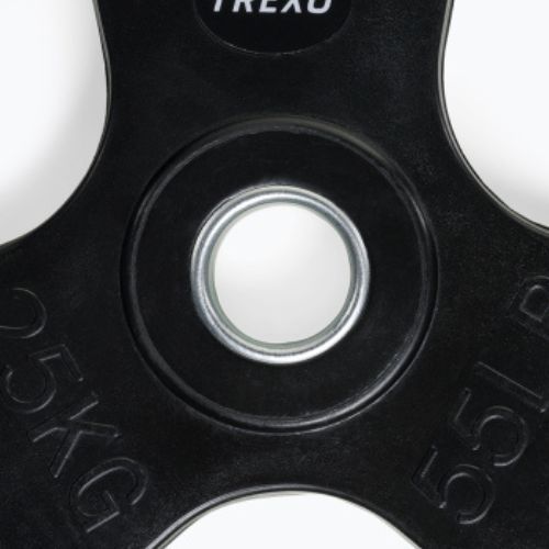 Диск чавунний прогумований XTREXO чорний RW25 25 кг