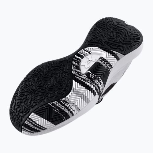 Кросівки для баскетболу чоловічі Under Armour Lockdown 6 біло-сірі 3025616-101