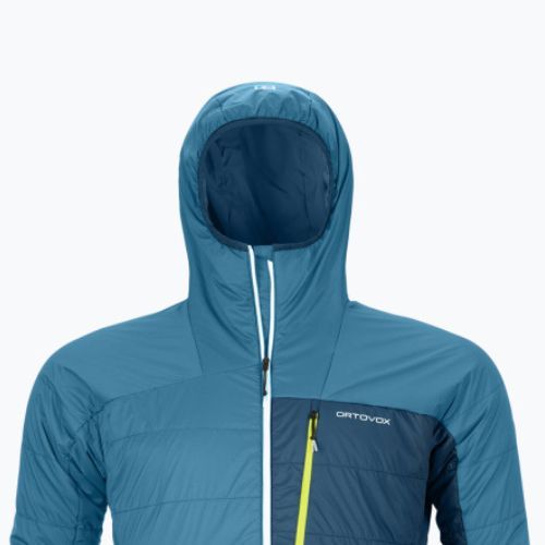 Куртка гібридна чоловіча ORTOVOX Swisswool Piz Duan блакитна 6132700039